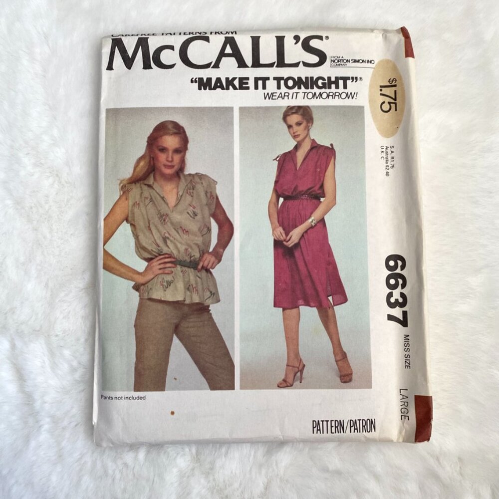 McCall's Sewing Pattern